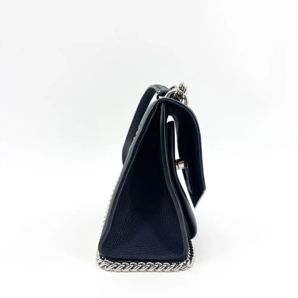 Louis Vuitton Lockme II BB Chain Shoulder Bag Navy